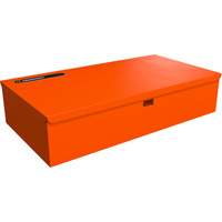 RAILWORKS Top Shelf Lockable Flat Workstation - Crescent IUCFWLCRM