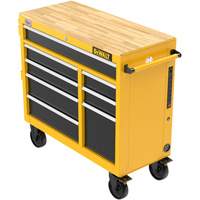 Heavy-Duty Mobile Workstation, 8 Drawers, 40" W x Yellow - DEWALT DWST41083