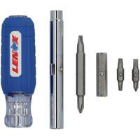 9-in-1 Multi-Bit Screwdriver, Textured Handle - Lenox LXHT68000N