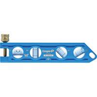 Niveau torpille moul&eacute; sous pression TRUE BLUE, 6" lo, Aluminium, 4 fioles - Empire Level EM85.6
