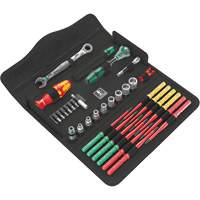 Kraftform Kompakt W Imperial 1 Maintenance Tool Kit, 35 Pcs, 1/4" Drive Size - Wera Tools 05135871001