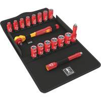 8100 SB VDE 1 Zyklop Insulated Ratchet Set, 7 Pcs, 3/8" Drive Size - Wera Tools 05004970001