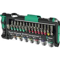 Tool-Check PLUS Imperial 1 Tool Set, 39 Pcs, 1/4" Drive Size - Wera Tools 05049060001
