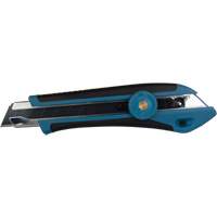 Couteau professionnel de 18 mm READYEDGE, Acier inoxydable, Robuste, Prise en Caoutchouc - Outils Aurora 