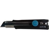 Couteau r&eacute;tractable de 25 mm READYEDGE, Acier inoxydable, Robuste, Prise en Caoutchouc - Outils Aurora 
