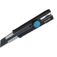 Couteau r&eacute;tractable de 25 mm READYEDGE, Acier inoxydable, Robuste, Prise en Caoutchouc - Outils Aurora 
