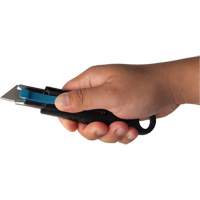 Couteau de s&eacute;curit&eacute; r&eacute;tractable standard READYEDGE, Acier inoxydable, Prise en Caoutchouc - Outils Aurora 