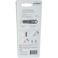 Couteau de s&eacute;curit&eacute; r&eacute;tractable standard READYEDGE, Acier inoxydable, Prise en Caoutchouc - Outils Aurora 