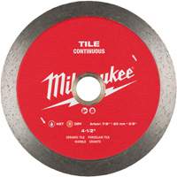 Continuous Tile Diamond Blade - Milwaukee 49-93-9504