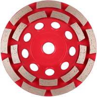 Meule boisseau diamant&eacute;e &agrave; rang&eacute;e double DIAMOND MAX - Milwaukee 49-93-7754