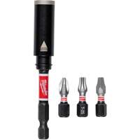 Shockwave Impact Duty 3" Screw-Holding Bit Holder & Insert Bit Set, 4 Pcs., Phillips/Square/Torx&reg; - Milwaukee 48-32-7905
