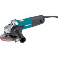 Meuleuse angulaire avec interrupteur de pouce c.a./c.c., 4-1/2", 120 V, 7,5 A, 11000 Tr/min - Makita 9557HN