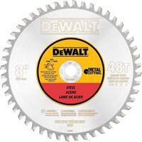 Ferrous Circular Saw Blade, 8", 40 Teeth, Metal Use - DEWALT DWA7840