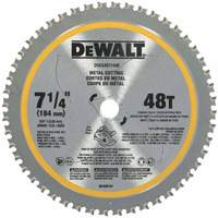 Circular Saw Blade, 7-1/4", 48 Teeth, Metal Use - DEWALT DWAM71448