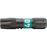 Impactech&reg; Insert Bit, Torx, T-40, 1/4" Drive - Vega T125T40A