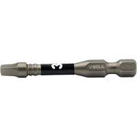 Embout pour outils &eacute;lectriques Impactech, Carr&eacute;e, Embout #3, Prise 1/4", Longueur 2" - Vega T150R3A