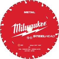 STEELHEAD Cutting Diamond Blade, 9", Metal Use - Milwaukee 49-93-7825