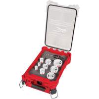 QUIK LOK HOLE DOZER Bi-Metal Kit with PACKOUT Compact Organizer, 12 Pieces - Milwaukee 49-22-4702