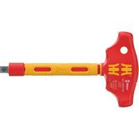 410 i VDE A RA VDE-Insulated T-Handle Adapter Screwdriver with Ratchet - Wera Tools 05005122001