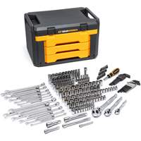 Jeu d'outils pour m&eacute;canicien dans boîte de rangement &agrave; trois tiroirs - Gearwrench 80940