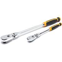 Jeu de rochets &agrave; goutte d'eau et double mat&eacute;riau &agrave; 90 dents et prises 1/4" et 3/8" - Gearwrench 81204T
