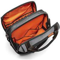 Sac ouvert de 17" pour outils d'ouvrier, Polyester, 3 pochettes, Noir/Gris/Orange - Crescent CTB1750T
