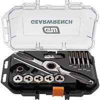 SAE Ratcheting Tap & Die Set, 15 Pieces - Gearwrench 82816