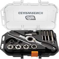 SAE Ratcheting Tap & Die Set, 13 Pieces - Gearwrench 82817