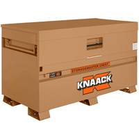 Model 69 Piano Box with Padlock, 60" W x 30" D x 34-1/4" H, Tan - Knaack 69-KL