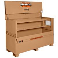 Model 90 Piano Box with Padlock, 72" W x 30" D x 49" H, Tan - Knaack 90-KL