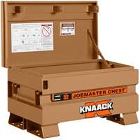 Model 32 Jobsite Chest with Padlock, 32" x 19" x 19", Steel, Tan - Knaack 32-KL