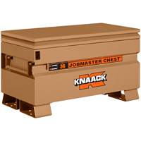 Coffre de chantier mod&egrave;le 36 avec cadenas, 36" x 19" x 21-1/2", Acier, Havane - Knaack 36-KL
