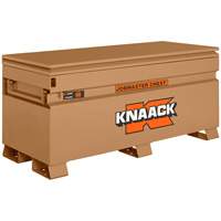 Coffre de chantier mod&egrave;le 60 avec cadenas, 60" x 24" x 28-1/2", Acier, Havane - Knaack 60-KL