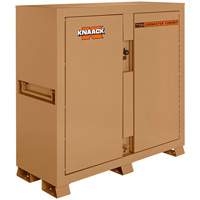 Model 111 Jobsite Cabinet with Padlock, Steel, 47.5 Cubic Feet, Tan - Knaack 111-KL