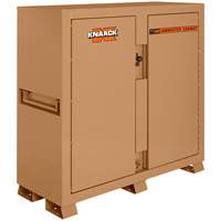 Model 109 Jobsite Cabinet with Padlock, Steel, 47.5 Cubic Feet, Tan - Knaack 109-KL