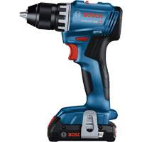 Trousse perceuse-visseuse compacte sans balais, Lithium-ion, 18 V, Mandrin 1/2", Couple 400 lb-po - Bosch GSR18V-400B22