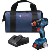 Ensemble visseuse/cl&eacute; &agrave; chocs 2-en-1 pour embouts et douilles, 1/2", 1800 lb-po Couple max., 18 V, Lithium-ion - Bosch GDX18V-1800B12
