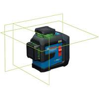 Laser dalignement/nivellement 360 &agrave; faisceau vert &agrave; trois points - Bosch GLL300-42GL