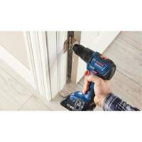 EC Brushless 1/2 In. Hammer Drill/Driver Kit, 1/2" Chuck, 18 V - Bosch GSB18V-490B12