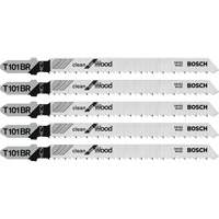 Basic Wood Jigsaw Blade, T-Shank, 4" L, 10 TPI - Bosch T101BR