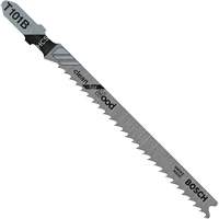 Jigsaw Blade, Carbon Steel, T-Shank, 4" L, 10 TPI - Bosch T101B