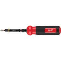 Tournevis multi-usage 8-en-1 avec embouts et tourne-&eacute;crous &agrave; chocs SHOCKWAVE, 8-1/3" lo, Prise Coussin&eacute;e - Milwaukee 48-22-2922