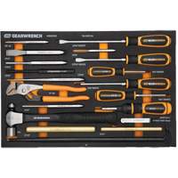 Jeu de tournevis & outils de frappe dans un plateau de rangement en mousse - Gearwrench GWMSSTK01