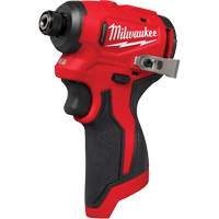 Visseuse &agrave; chocs hexagonale sous-compacte sans balai M12 (outil seulement), 1/4", 1100 in-lb Couple max., 12 V, Lithium-ion - Milwaukee 3450-20