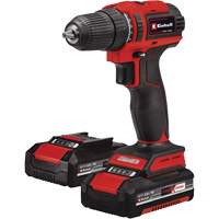 Cordless Drill/Driver Kit, Lithium-Ion, 18 V, 3/8" Chuck, 354 in-lbs Torque - Einhell 4514351