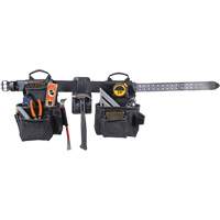 Ensemble de tabliers robustes Phantom 4 morceaux, Cuir, Noir - Kuny's 55450