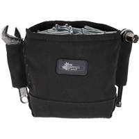 Sac Phantom pour &eacute;crous et boulons avec 2 manchons, Toile, 3 pochettes, Noir - Kuny's 59140