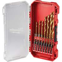 SHOCKWAVE Impact-Duty Drill Bit  Set, 15 Pieces, Titanium - Milwaukee 48-89-4670CAN