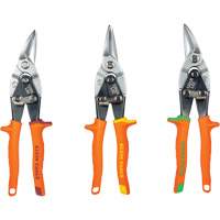 Jeu de cisailles aviation gauche, droite et droite-ligne - Klein Tools 120AVSKIT