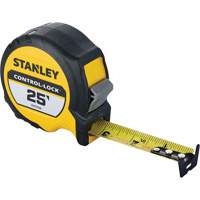 Ruban &agrave; mesurer CONTROL-LOCK, 25 mm x 25', Marques de goujon Imp&eacute;rial - Stanley Tools STHT37244